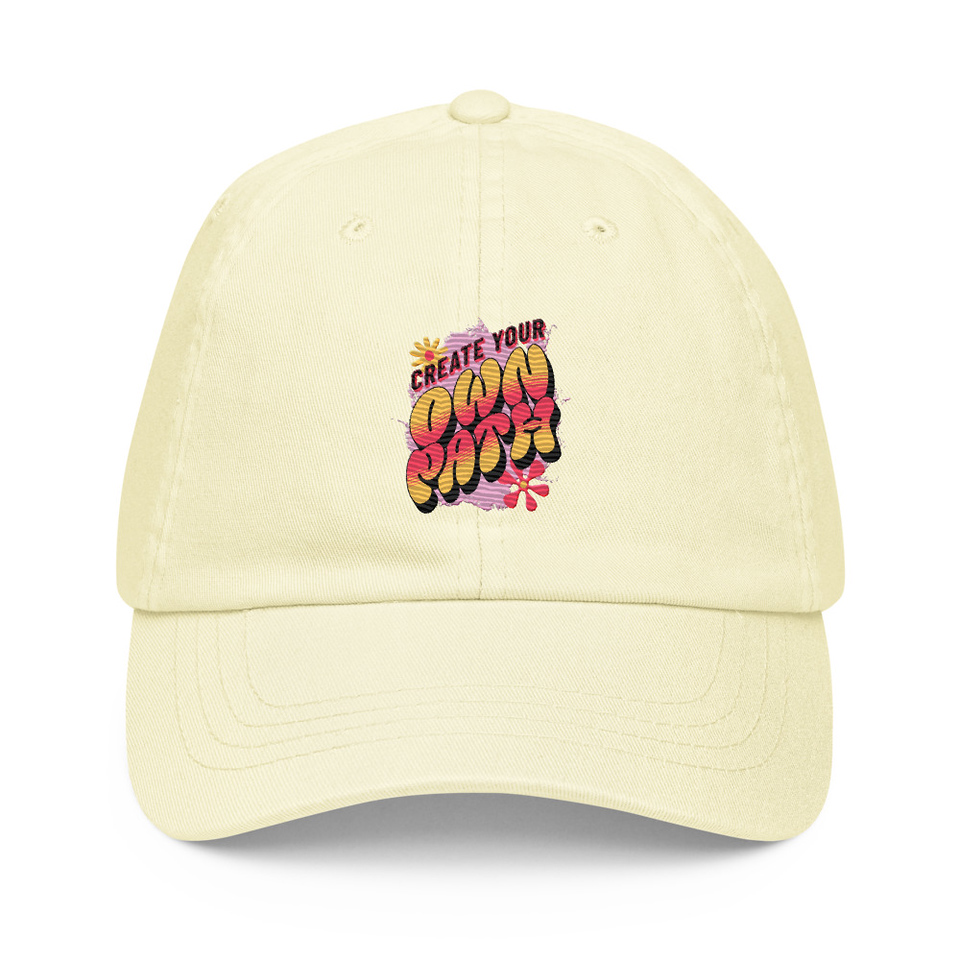 Create Your Own Path Pastel Baseball Hat
