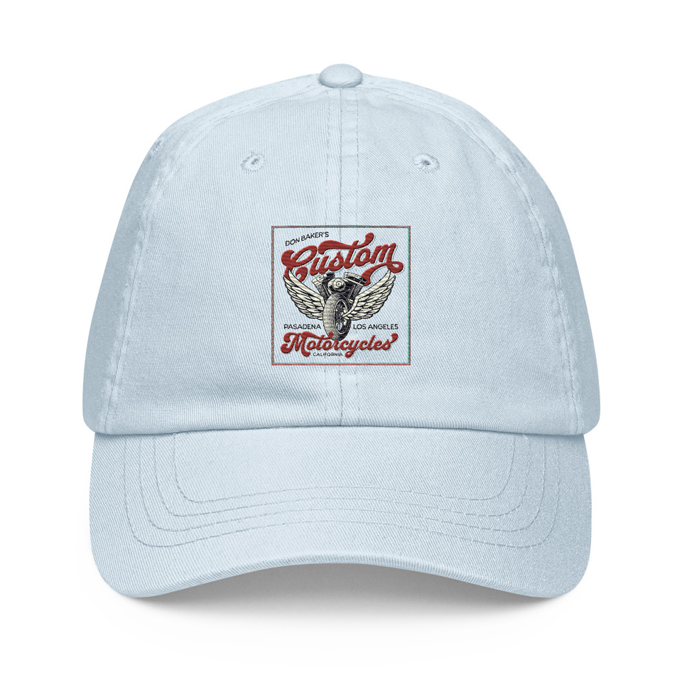 custom motorcycle  Pastel Baseball Hat