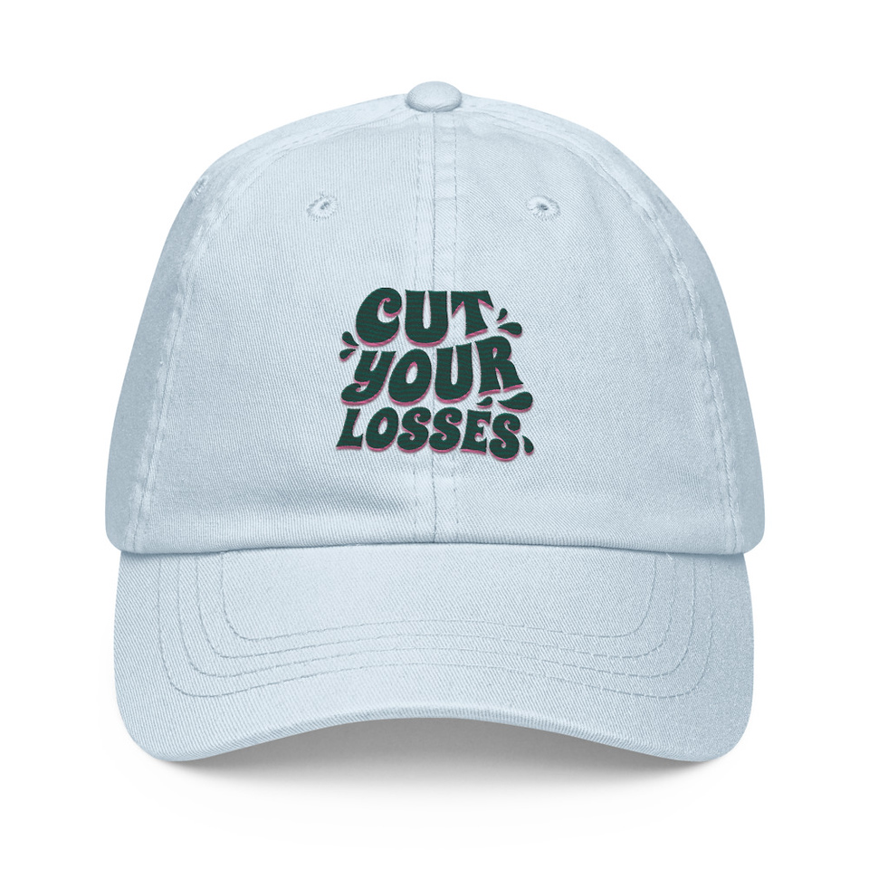 Cut your Losses Pastel Baseball Hat