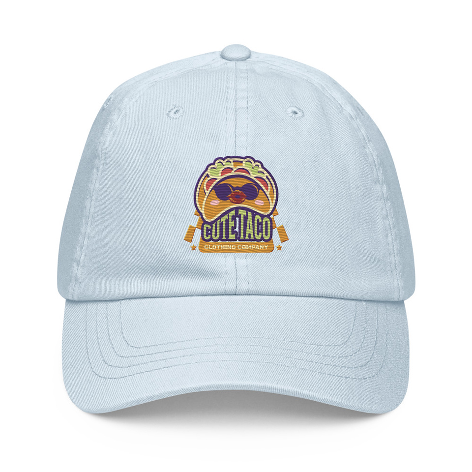 Cute Taco - Colorful Mexican Tortilla Pastel Baseball Hat