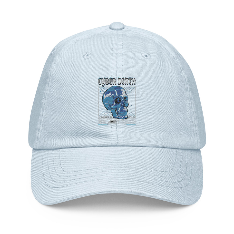 Cyber Death - Skull Pastel Baseball Hat