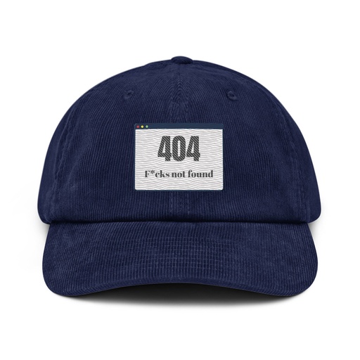 [ID: 532-G7] 404 Corduroy Hat