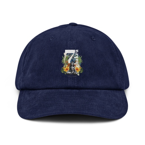 [ID: 532-G12] 7 Chakra Corduroy Hat