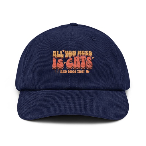 [ID: 532-G52] All You Need Corduroy Hat