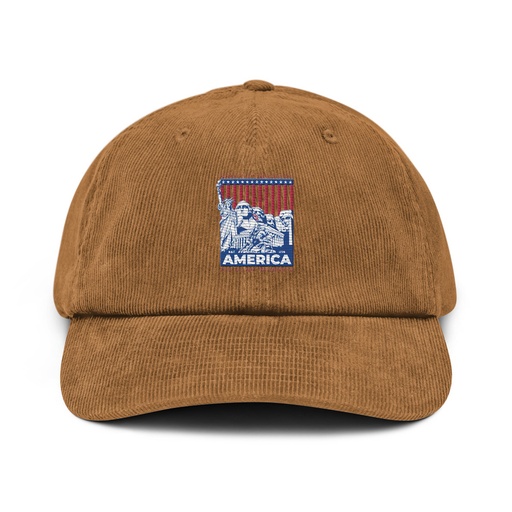 [ID: 532-G58] AMERICA (2) Corduroy Hat