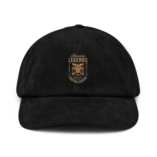 [ID: 532-G75] American Legends Garage - Eagle Corduroy Hat