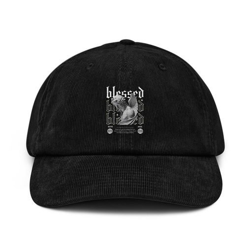 [ID: 532-G81] Angel Corduroy Hat