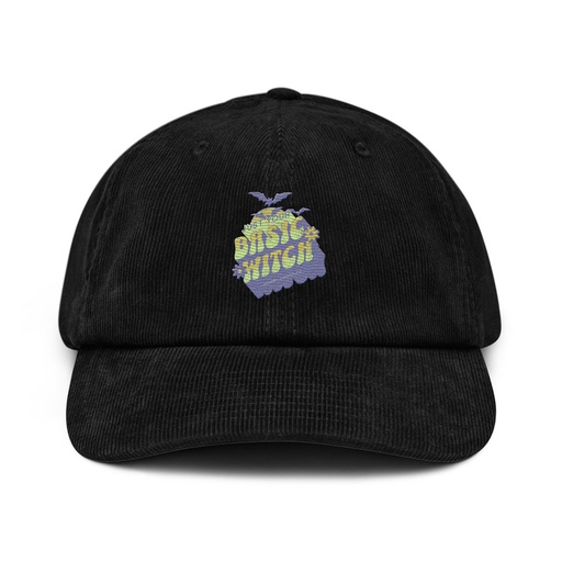 [ID: 532-G146] Basic Witch - Halloween Corduroy Hat