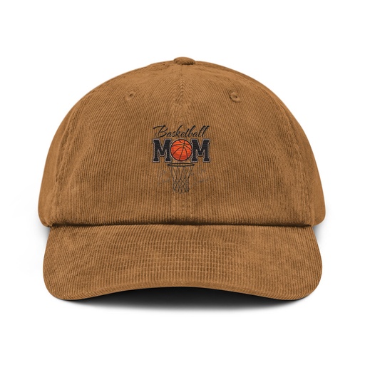 [ID: 532-G148] Basketball Mom - Mother's Day Corduroy Hat