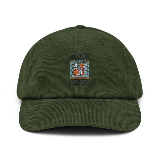 [ID: 532-G150] Bastet can Open Doors Corduroy Hat