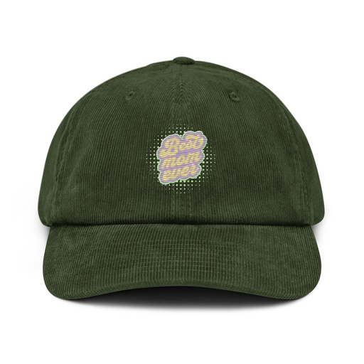 [ID: 532-G188] Best Mom Ever - Retro Typography Corduroy Hat