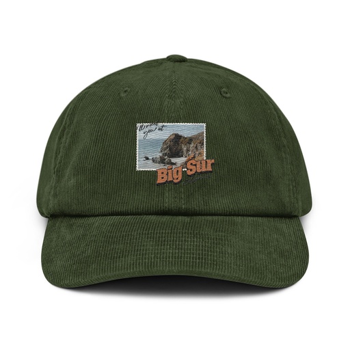 [ID: 532-G205] Big Sur, Cali Corduroy Hat