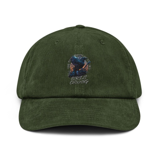 [ID: 532-G210] Birds Chirping Corduroy Hat