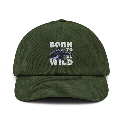 [ID: 532-G264] BORN TO BE WILD Corduroy Hat