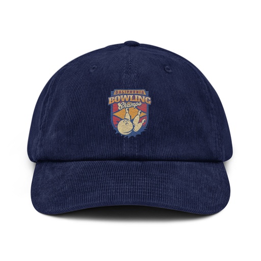 [ID: 532-G275] Bowling Championship - Retro Athlectic Sports Corduroy Hat