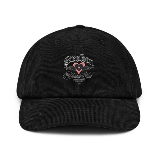 [ID: 532-G287] Broken Hearts Club Corduroy Hat