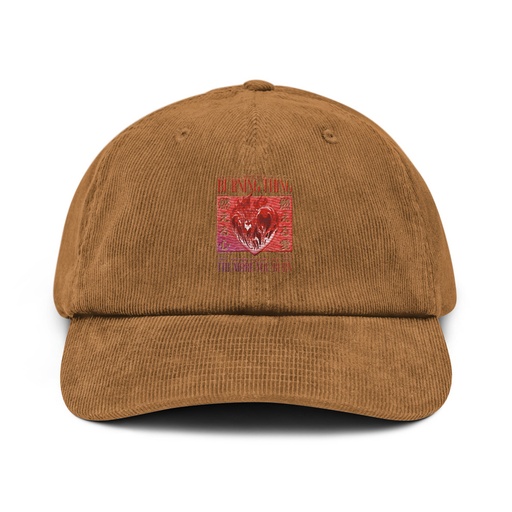 [ID: 532-G299] Burning Thing Corduroy Hat