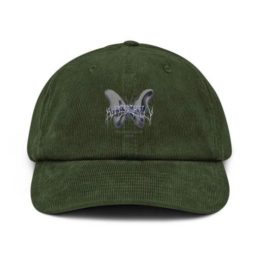 [ID: 532-G302] Butterfly Corduroy Hat