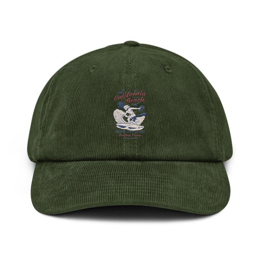 [ID: 532-G313] California Beach Surfing Corduroy Hat