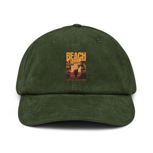 [ID: 532-G342] Catch the Vibe Corduroy Hat