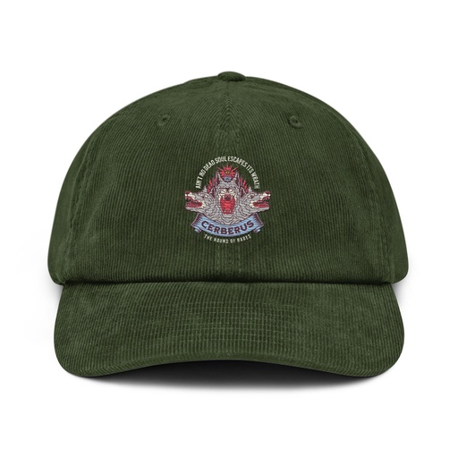 [ID: 532-G353] Cerberus - Underworld Dogs Corduroy Hat