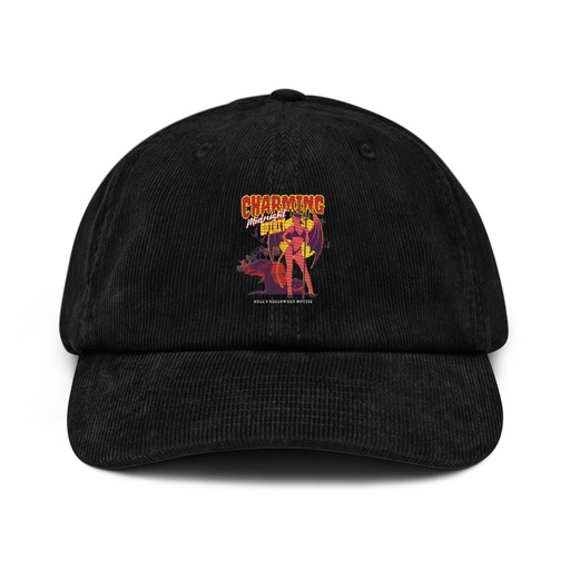[ID: 532-G358] Charming Midnight Corduroy Hat