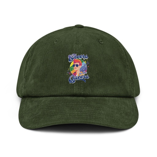 [ID: 532-G362] Cheers to the Queers Corduroy Hat