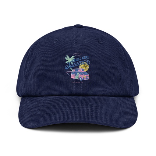 [ID: 532-G366] Chill Girl Summer Corduroy Hat