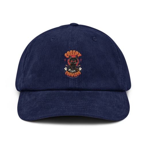 [ID: 532-G437] Creepy Crawlers Halloween Corduroy Hat