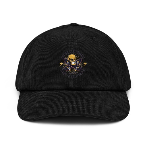 [ID: 532-G446] Custom Skateboards - Skull Corduroy Hat