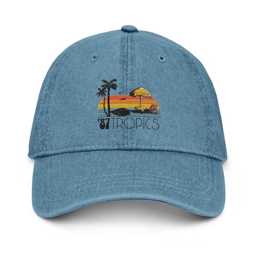 [ID: 463-G2] '87 Tropics Denim Hat