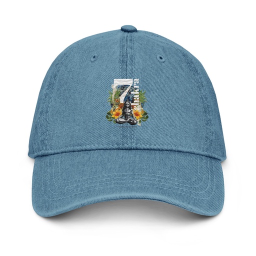 [ID: 463-G12] 7 Chakra Denim Hat