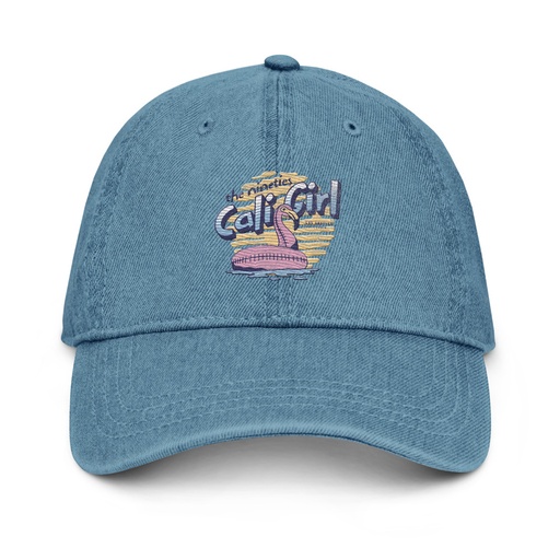 [ID: 463-G13] 90's Cali Girl Denim Hat