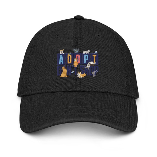 [ID: 463-G23] Adopt a Pet - Cute Animal Denim Hat