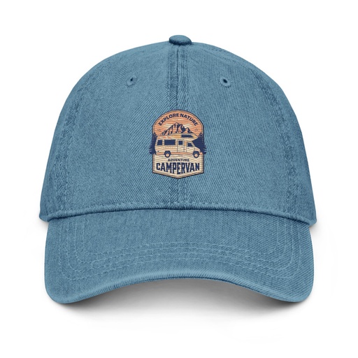 [ID: 463-G29] Adventure Campervan - Outdoor Denim Hat