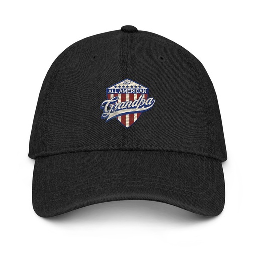 [ID: 463-G41] all american grandpa Denim Hat