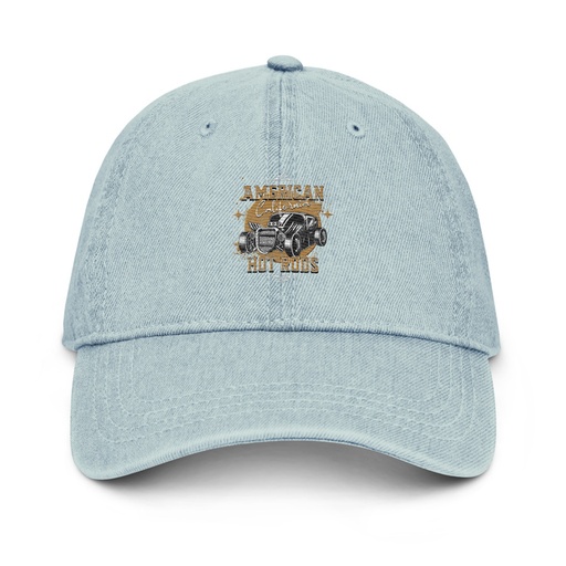 [ID: 463-G73] American Hot Rods Denim Hat