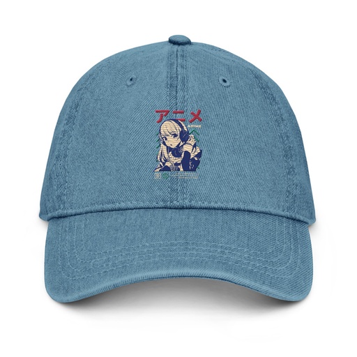 [ID: 463-G89] Anime Girl Denim Hat