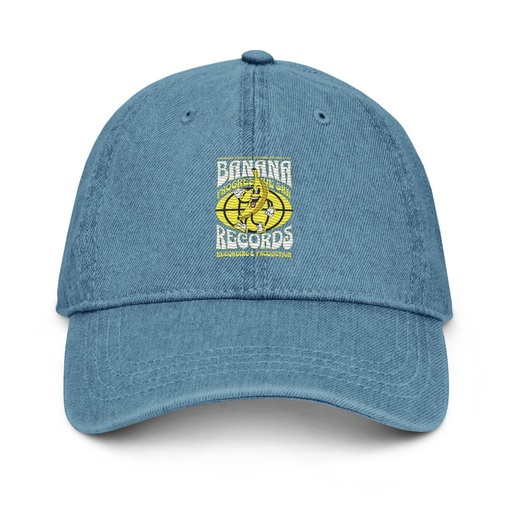 [ID: 463-G136] Banana Records - Comic Character Denim Hat