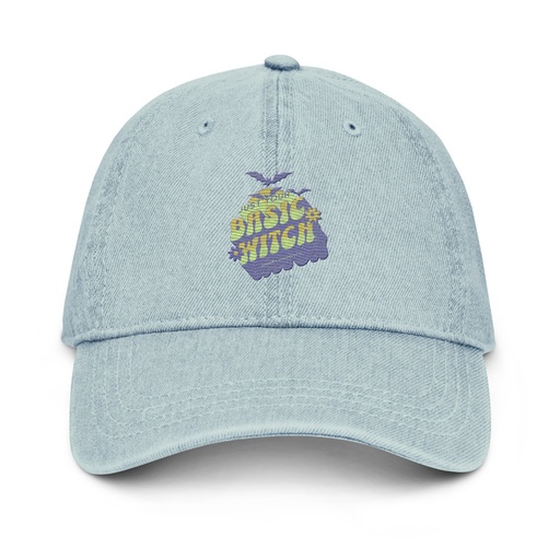 [ID: 463-G146] Basic Witch - Halloween Denim Hat