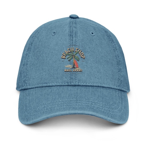 [ID: 463-G169] Beach Shop Denim Hat