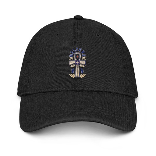 [ID: 463-G178] Believe  - Faith Symbol Denim Hat
