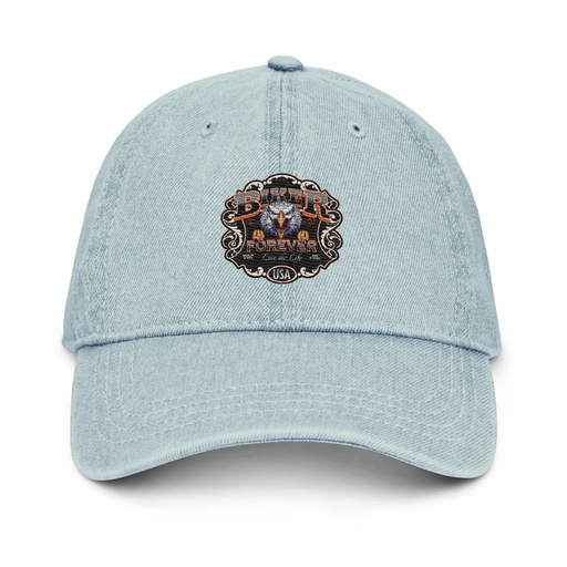 [ID: 463-G208] biker forever Denim Hat