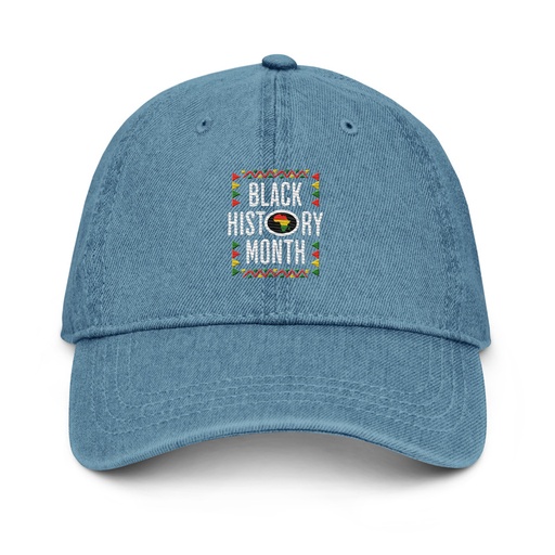 [ID: 463-G220] Black History Month - African American Culture Denim Hat
