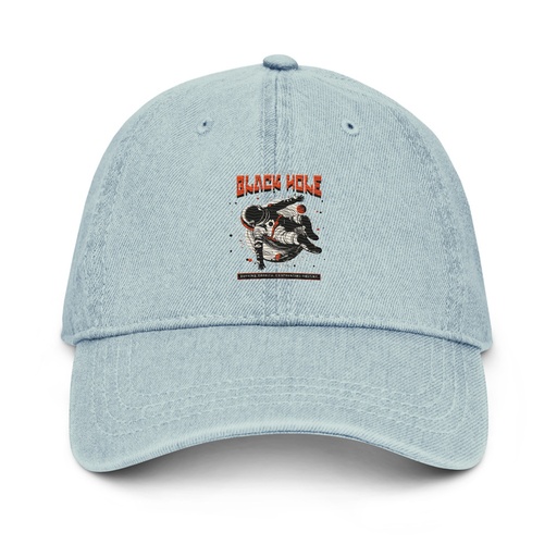 [ID: 463-G224] Black Hole Denim Hat