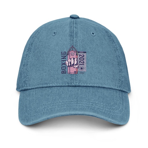 [ID: 463-G277] Boxing Fist - Punching Bag Denim Hat