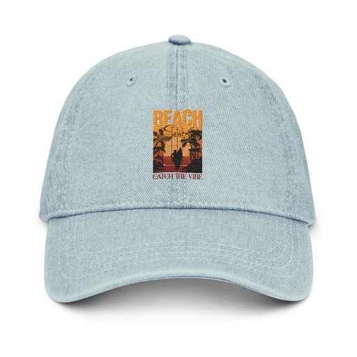 [ID: 463-G342] Catch the Vibe Denim Hat