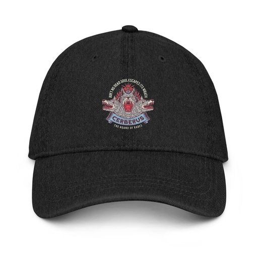 [ID: 463-G353] Cerberus - Underworld Dogs Denim Hat