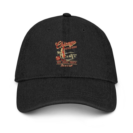 [ID: 463-G364] Chicago Style Hot Dogs Denim Hat