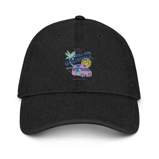 [ID: 463-G366] Chill Girl Summer Denim Hat